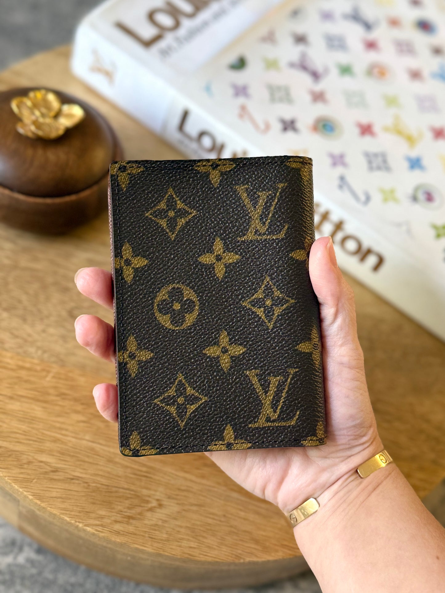 LV Trifold monogram wallet
