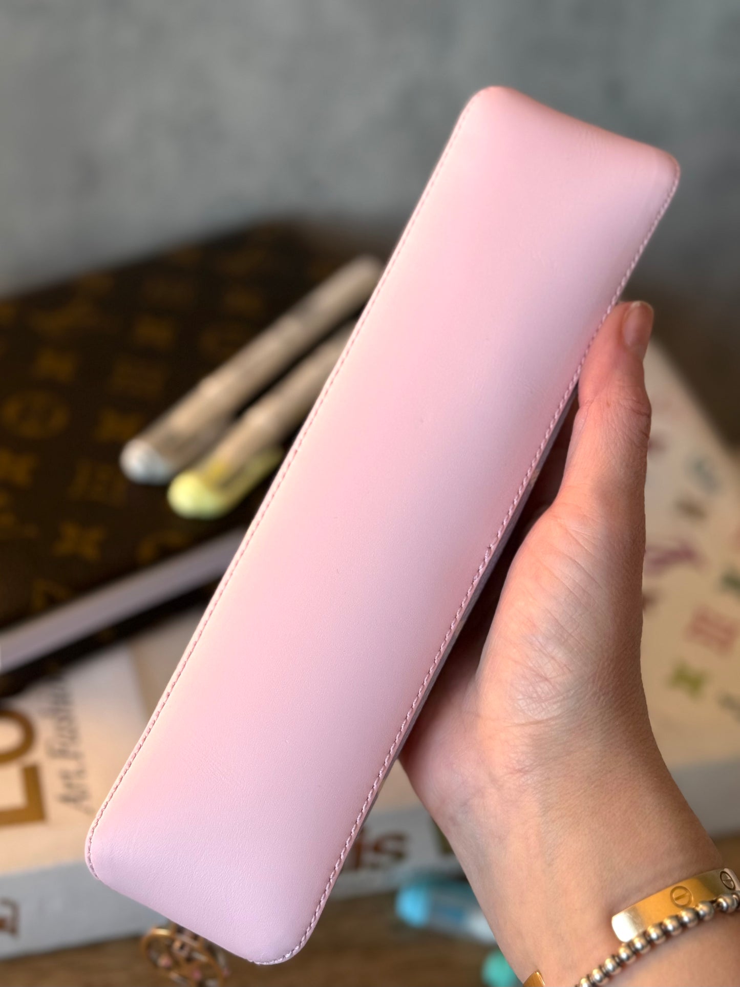 LV Elizabeth Pencil Pouch Pastel