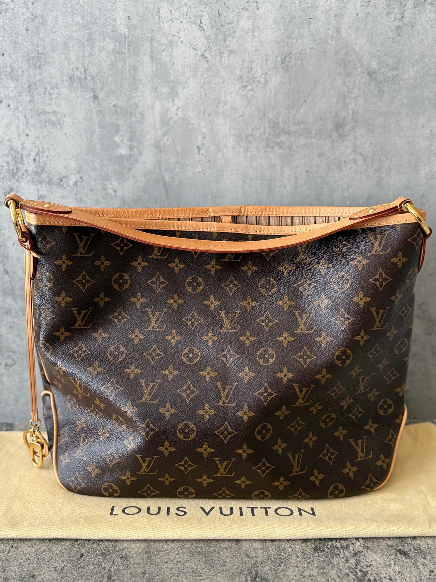 LV Delightful MM Beige