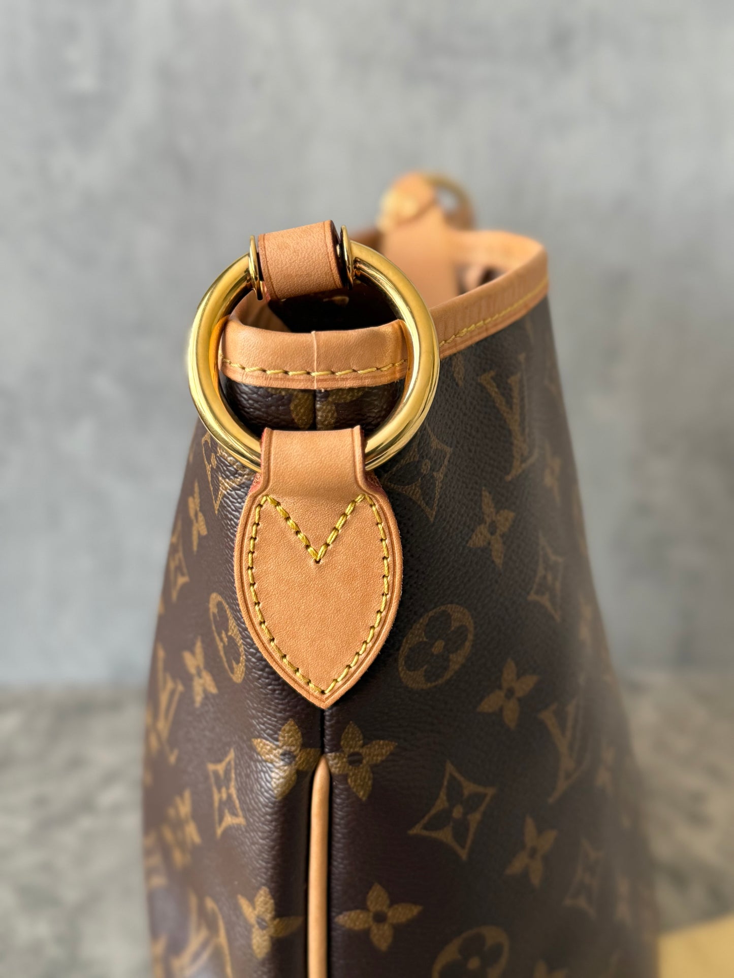 LV Delightful MM Beige