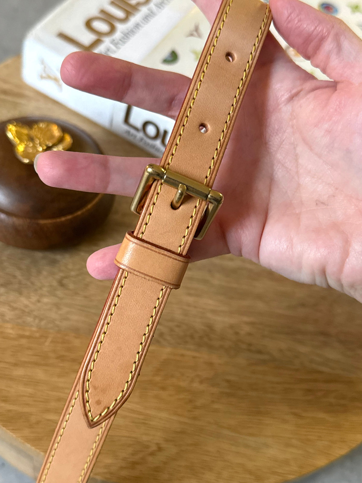 LV Bandouliere Vachetta Strap