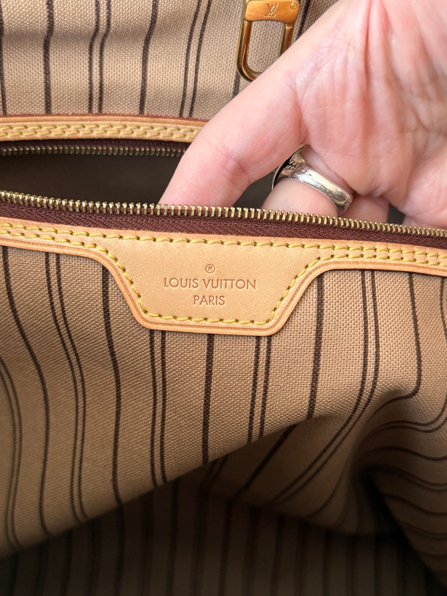 LV Delightful MM Beige
