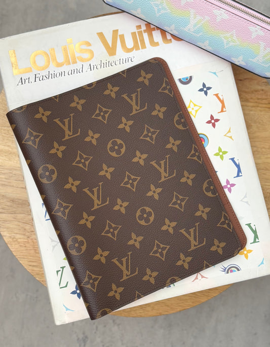 LV Monogram Desk Agenda